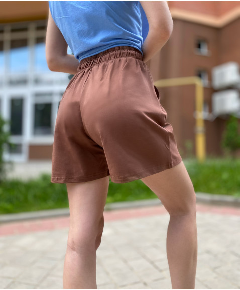 Шорти коричневого кольору
