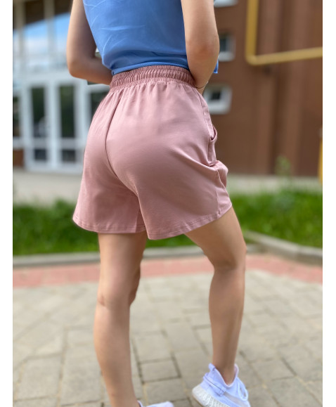 Шорти пудрового кольору